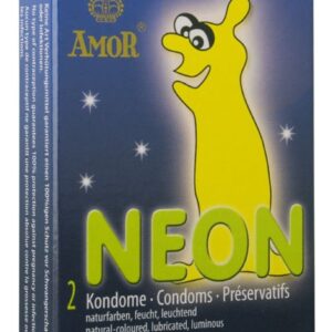 AMOR NEON óvszer 2 db-os