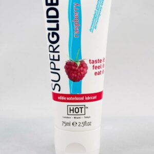 HOT Superglide edible lubricant waterbased – RASPBERRY – 75ml