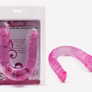 Double dong dildó 30cm – rózsaszín