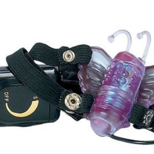 Felcsatolható lepkés csiklóizgató – levendula