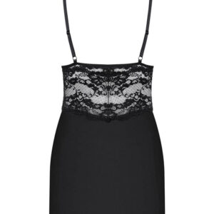 Obsessive 810-CHE-1 chemise & thong black S/M