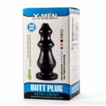 X-Men 10" Extra Girthy Butt Plug Black VI