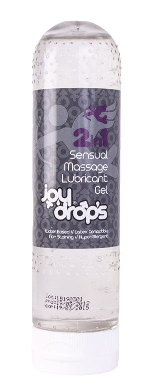 JoyDrops 2 in 1 Sensual Massage Lubricant Gel – 125ml
