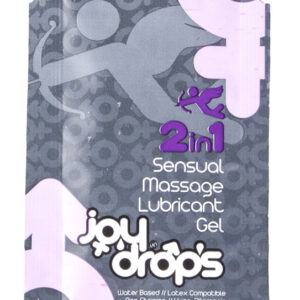 JoyDrops 2 in 1 Sensual Massage Lubricant Gel – 5ml sachet