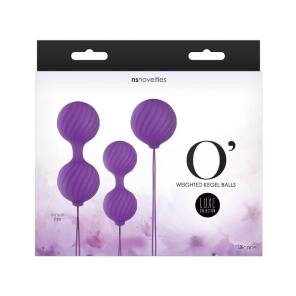 NS Novelties Luxe O' Kegel Balls Purple