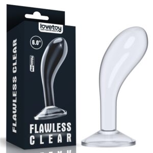 Lovetoy 6.0” Flawless Clear Prostate Plug