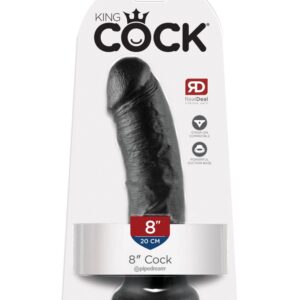 King Cock 8″ Cock  Black