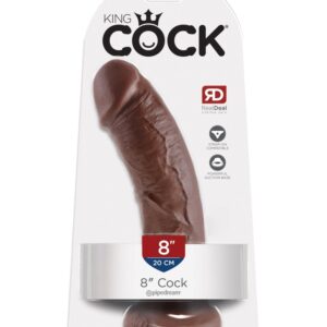 King Cock 8″ Cock  Brown