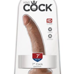 King Cock 7″ Cock  Tan