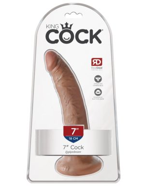 King Cock 7″ Cock  Tan