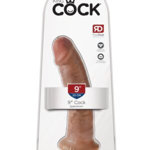 King Cock 9″ Cock  Tan