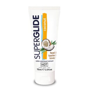HOT Superglide lubricant waterbased – COCONUT 75 ml